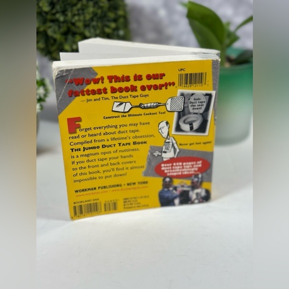 🌱 The Jumbo Duct Tape Book by Tim Nyberg and Jim Berg (2000, Trade Paperback) - Picture 4 of 4